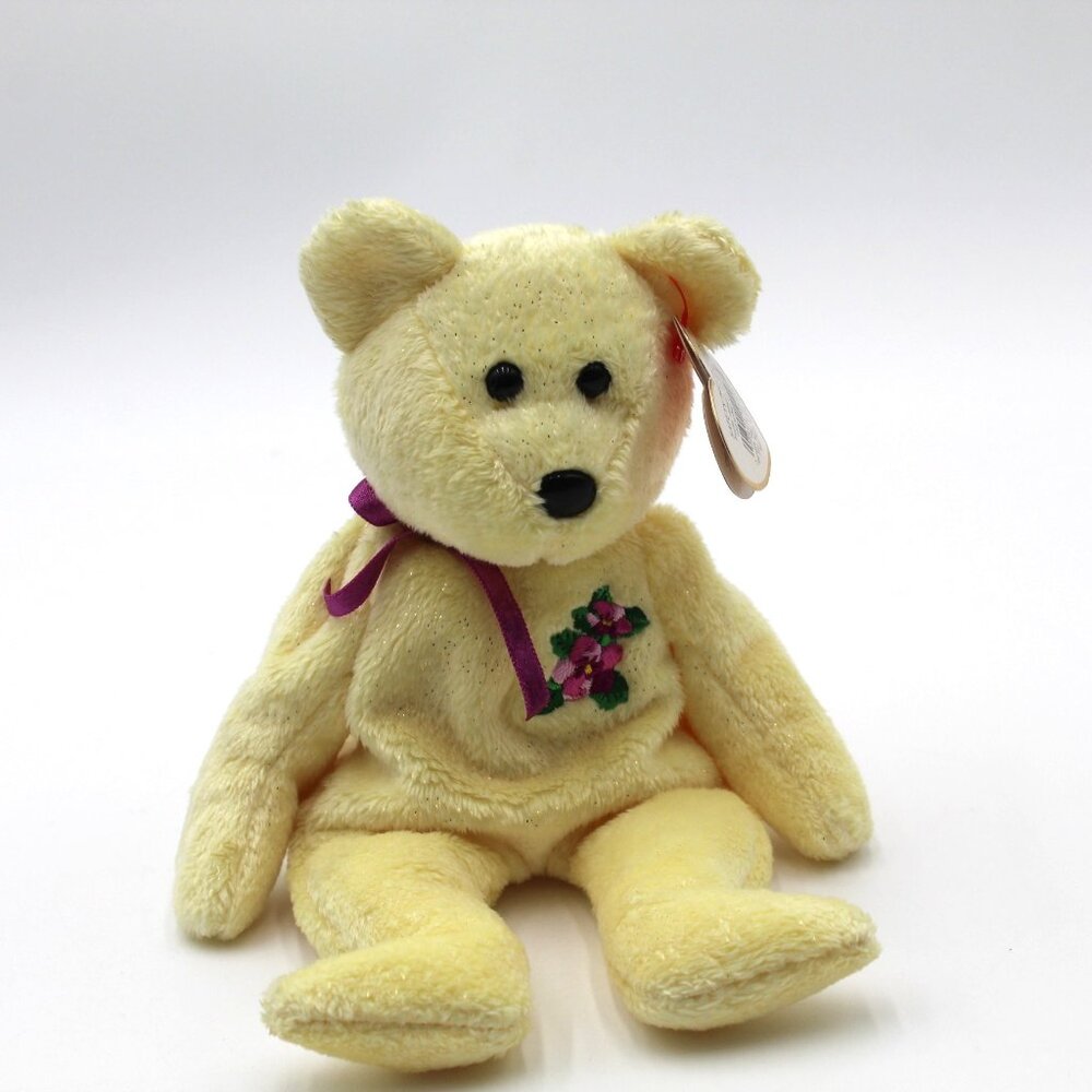 TY MOTHER the Yellow Bear Beanie Baby -- The Beanie Babies Collection 2002 NWT